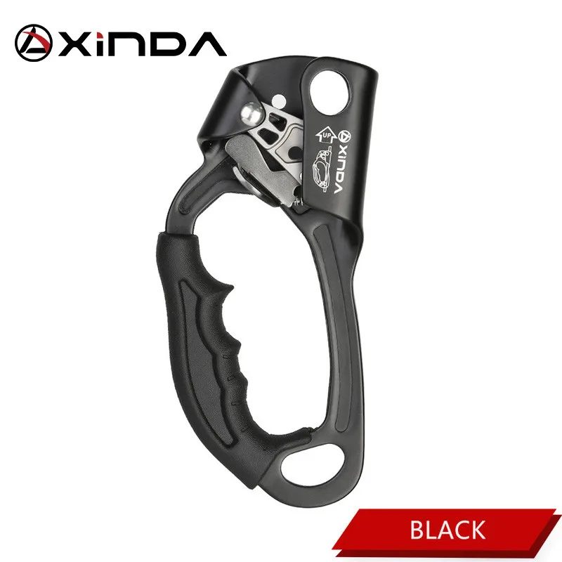 XINDA Outdoor Sports Klettern Ascend Rechts Links Hand Erfassen 8mm-13mm Seil Ascender Gerät Bergsteiger Riser Werkzeug Kits – Detail 5