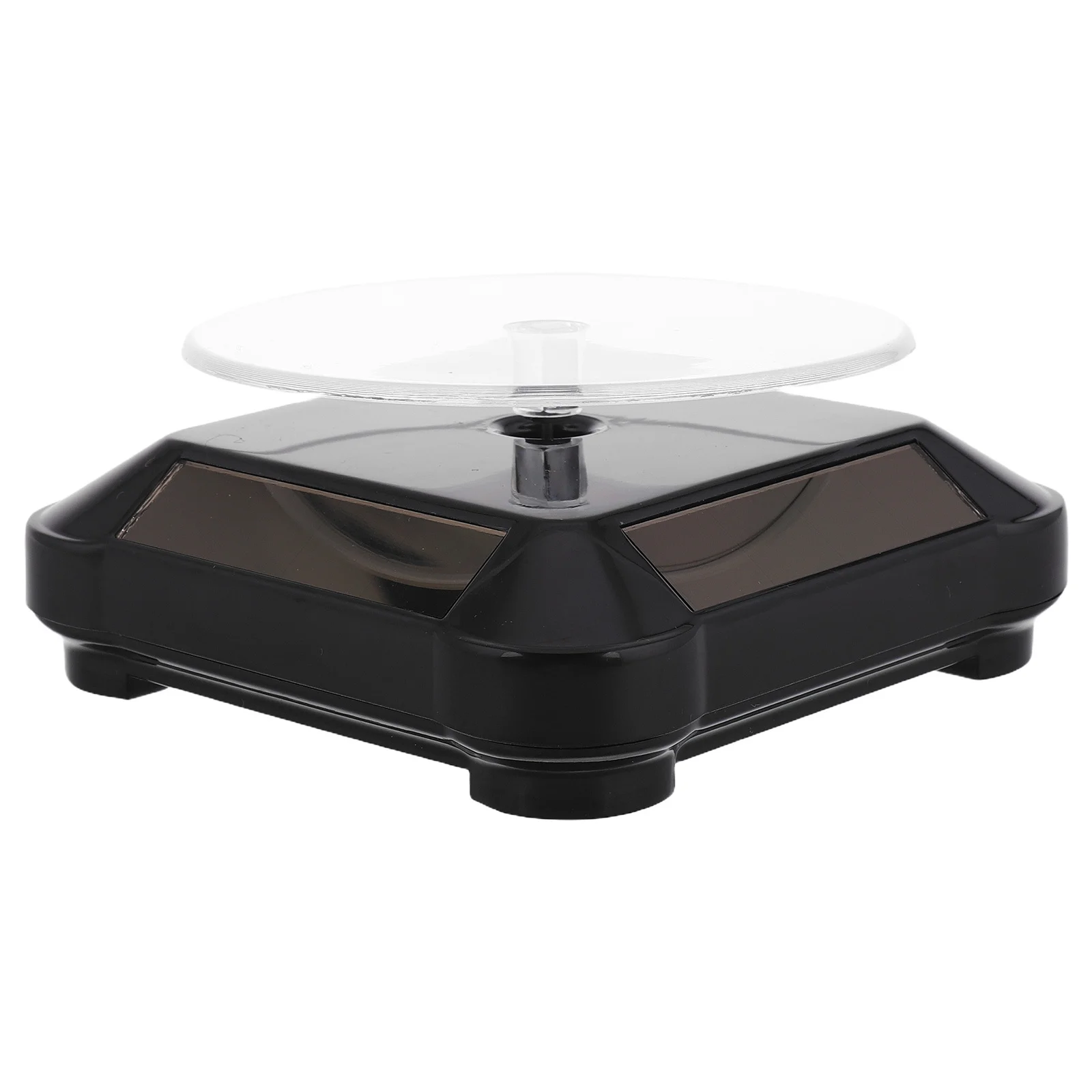 

Автоматическая вращающаяся подставка для ювелирных изделий на солнечной энергии, изысканный АБС-материал, обзор на 360 градусов, бесшумная работа