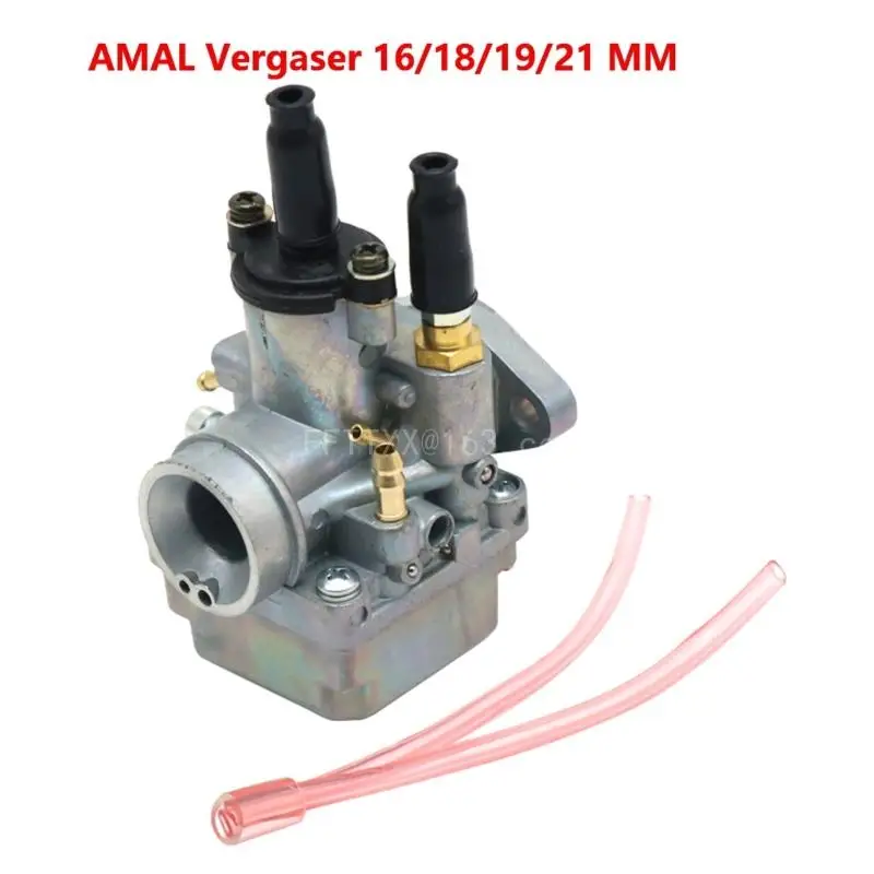 Lightweight Carburetor 16mm/18mm/19mm/21mm Metal Carburetor Improved Power Performances Simple Installs for Motorcycles