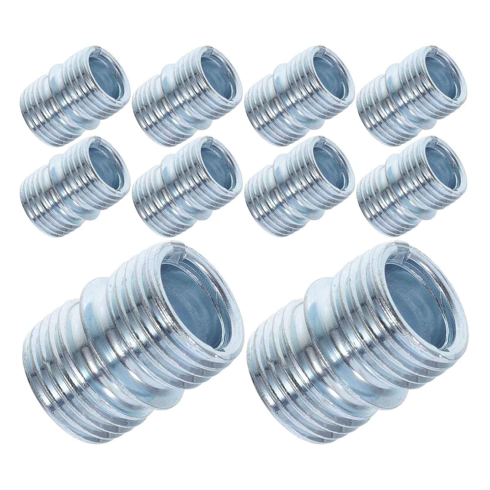 

20pcs Dual Slot Connector Shelf Rack Nut Metal Storage Wire Cube Connectors Replacement Parts Silver 3/4Inch Threaded