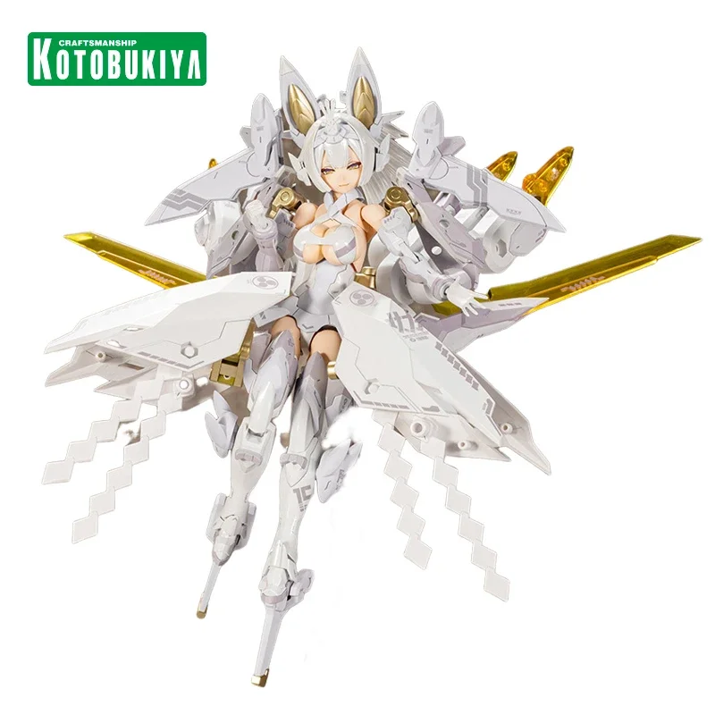 Original Kotobukiya MEGAMI Action Figure Collection Model Ornament Gift Tamamo Mine White Face Golden Retriever