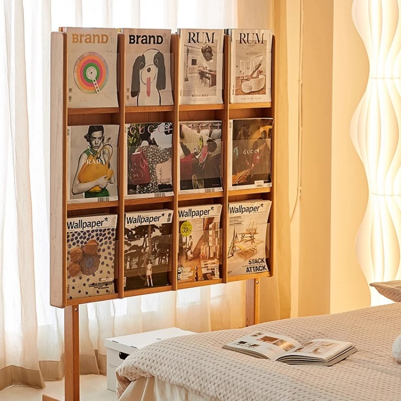 가구 책장 잡지 선반 장식용 책장 사진 촬영 공간 스튜디오 바닥 진열대 심플한 디자인