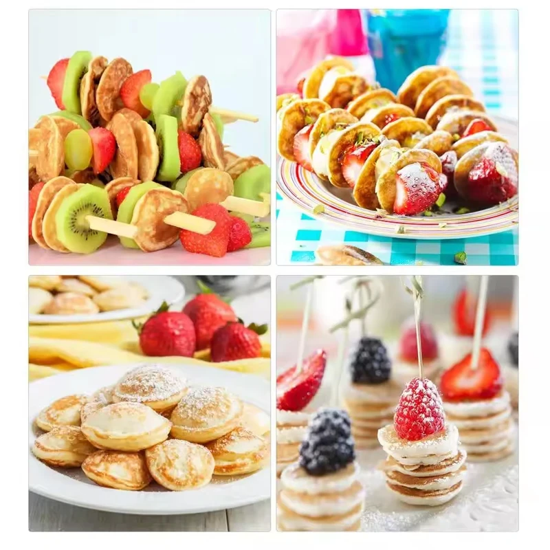 25 Hole Mini Pancake Maker Multifunctional Small Waffle Maker Commercial Small Round Cake Maker