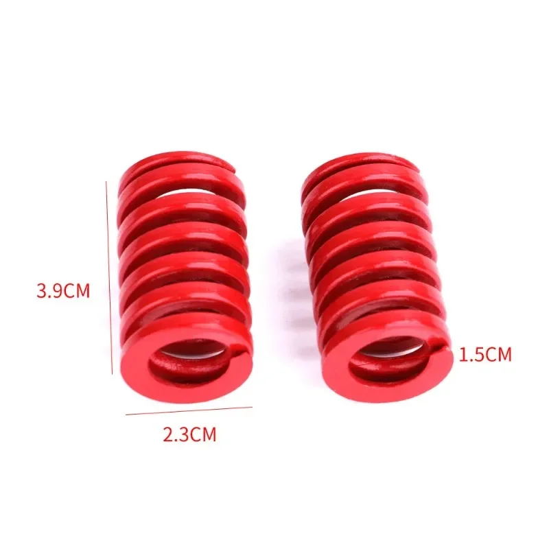 

2pc 25mm OD Die Spring for Rear Trunk Tailgate Strut Support Left Bars Red for Tesla Model3 2017 2018 2019 2020 Accessory Spring