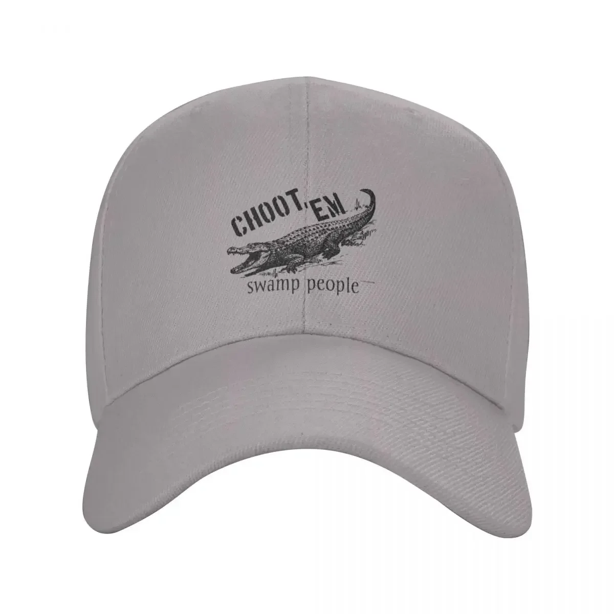 choot'em swamp people design Cap baseball cap Military cap man Ball hat for men Women's