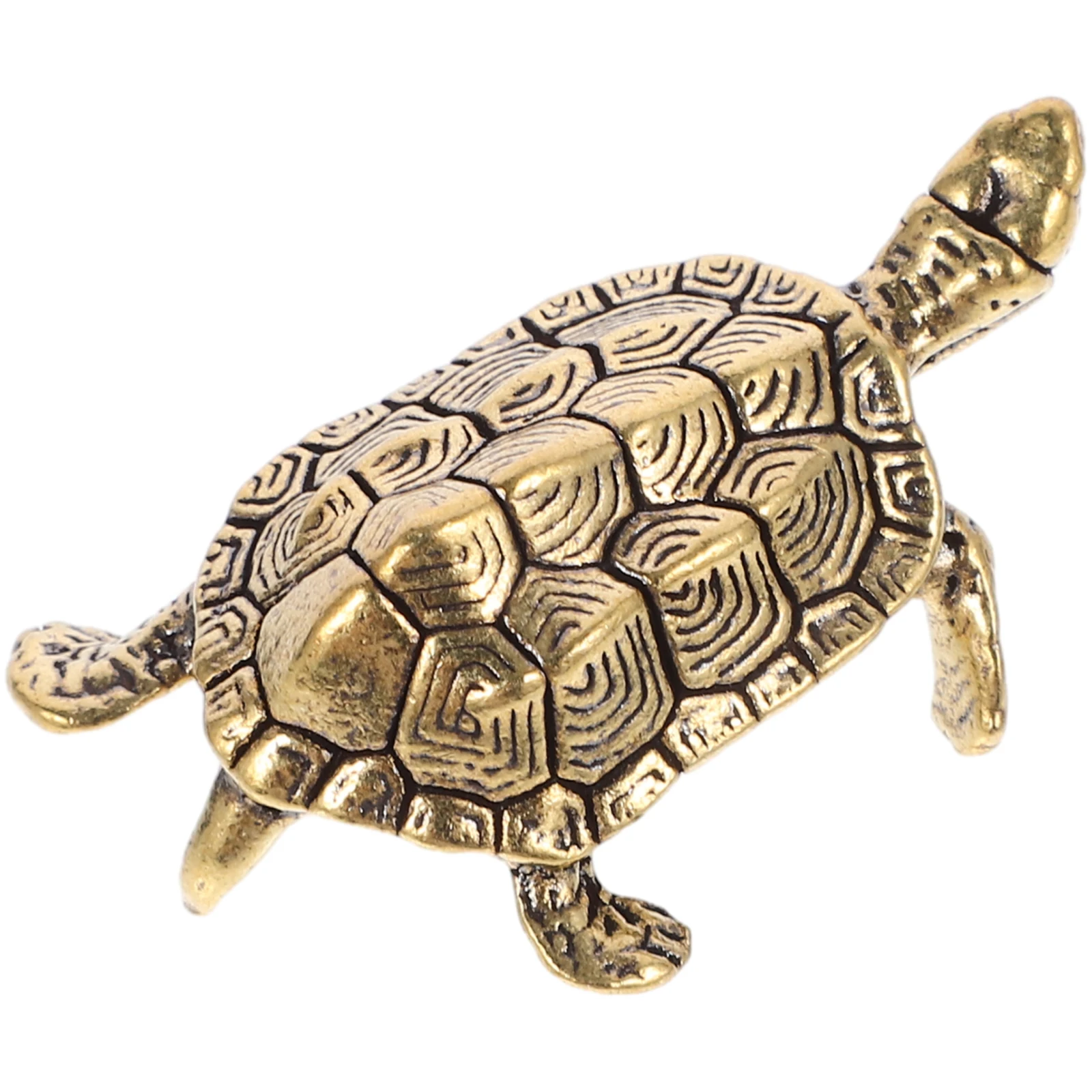 

Brass Turtle Crafts Figure Decor Golden Statue Room Ornaments Desk Oriental Turtles Tortoise Figurine Premium Material