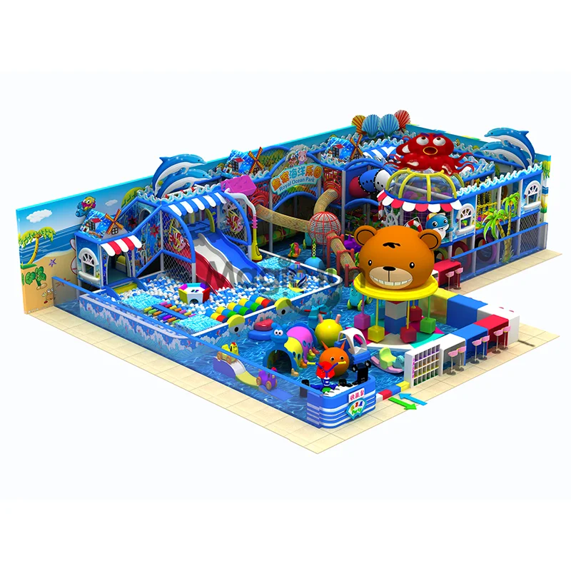 

Custom Amusement Park Children Soft Play Indoor Playground Equipment Kids Indoor Playground