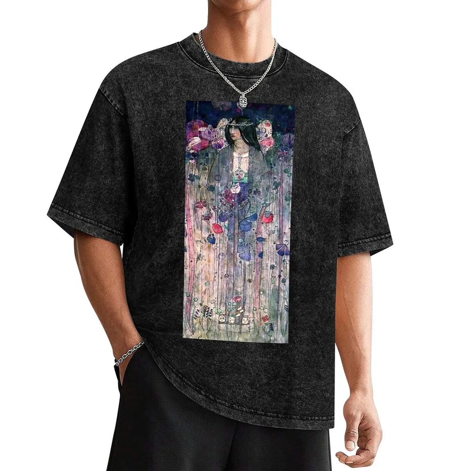 Charles Rennie Mackintosh In Fairyland 1897 T-Shirt vintage graphic tee plus size clothes anime tshirt workout shirts for men