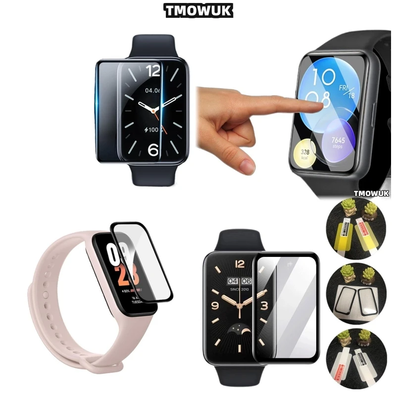 

For Xiaomi Band 4 5 6 7 8 9 10 Pro, Crystal Clear PMMA Film, Ultimate Defense Against Scratches