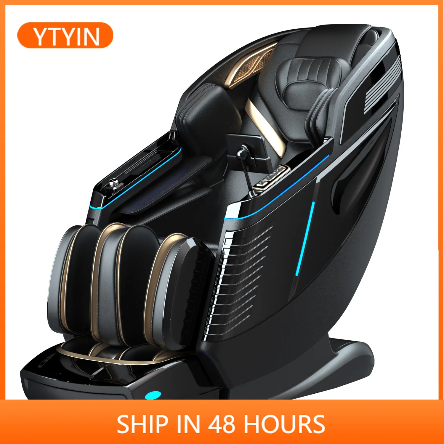 

YTYIN 5D Massage Chair Deluxe AI Music Shiatsu Full-Body Zero-Gravity Premium Quality Air Pressure Space Pod Massage Chair
