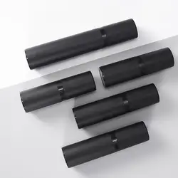 Plastic Pump Bottle 15ml 30ml 50ml Vacuum Pump Bottle Container Black Lightproof Airless Spray Bottle Lotion Travel Bottling