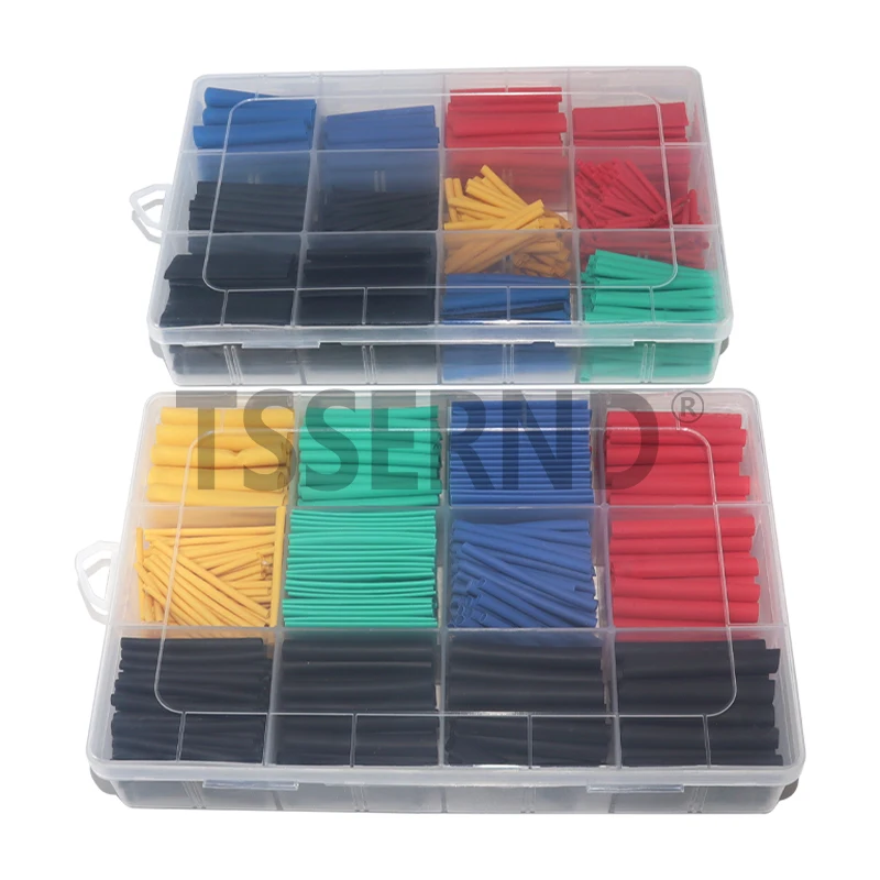 Heat-shrink Tubing Thermoresistant Tube Heat Shrink Wrapping Kit Electrical Connection Wire Cable Insulation Sleeving