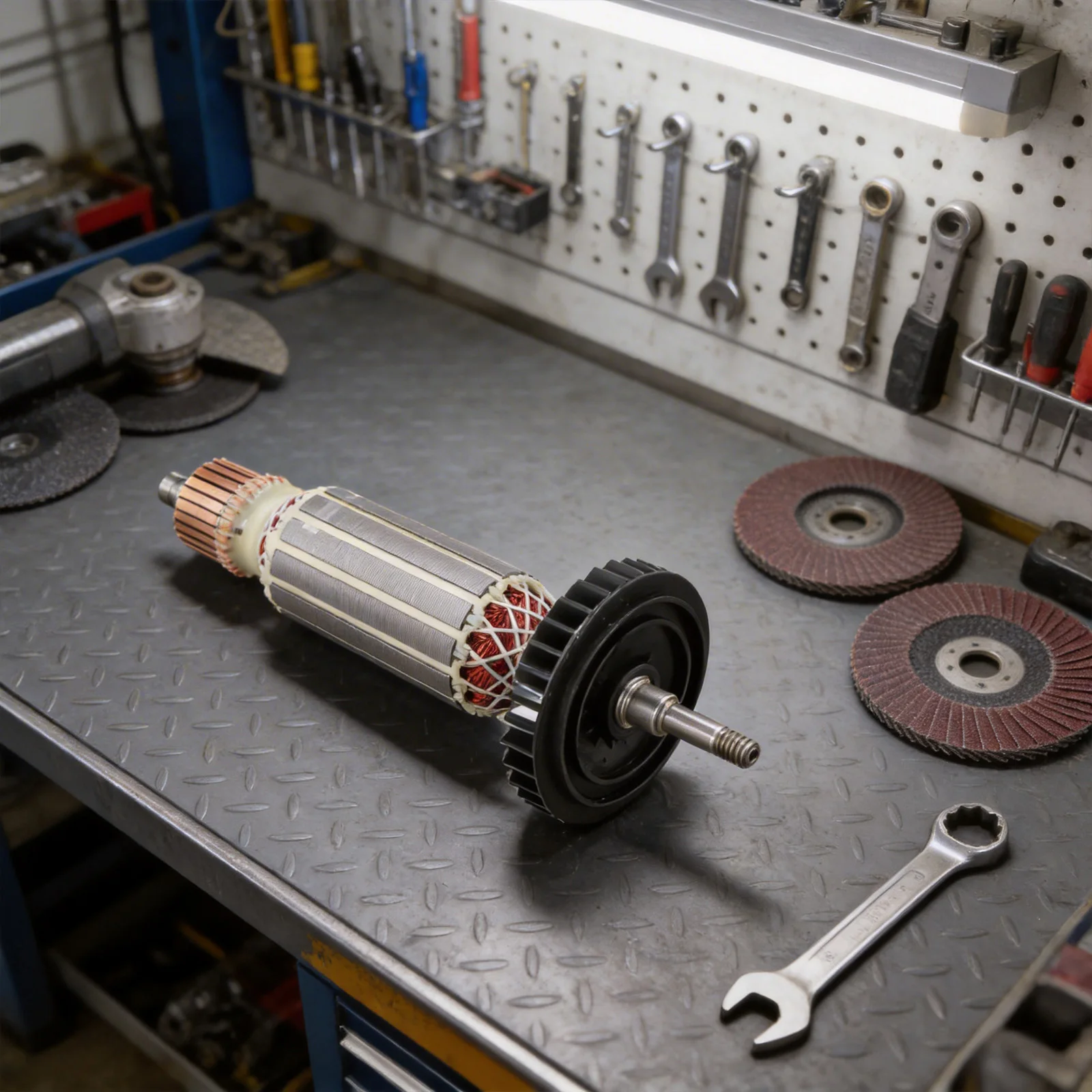 

Анкер 9556N AC220V-240V, материал: металл, АБС-пластик, количество: 1 шт., для электроинструментов, для 9558NB, для электроинструментов.