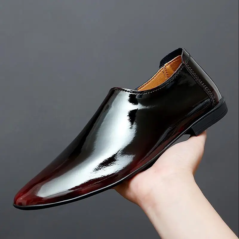 

New men's cowhide business formal leather shoes, men's casual soft-soled soft leather driving shoes, men's trendy shoes A19