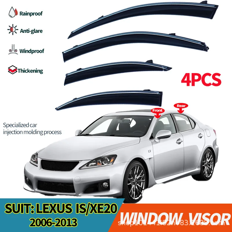 

Suitable for Lexus IS rain shield Lexus IS XE20 2006-2013 Window visors rainproof car accessories