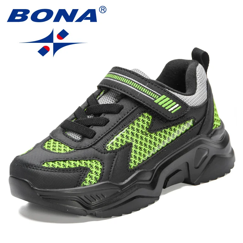 BONA 2023 nuovi designer scarpe da ginnastica bambini marca Walking Sho Trendy Sneakers ragazzi scarpe sportive leggere boy Girls Casual School