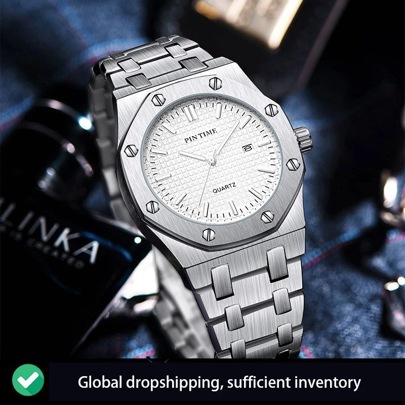 Luxury Men Wristwatch Waterproof Luminous Watch for men 2024 New Leisure Style Jewelry Quartz Watches reloj hombre