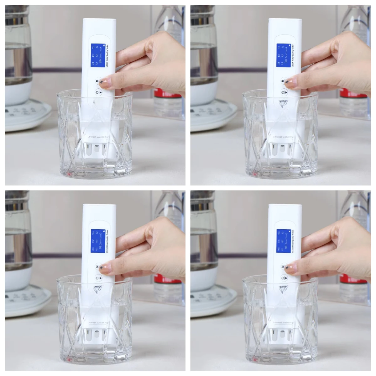 

6-in-1 LS310 Water Quality Tester COD TOC TDS EC UV275 Drinking Water Quality Detector