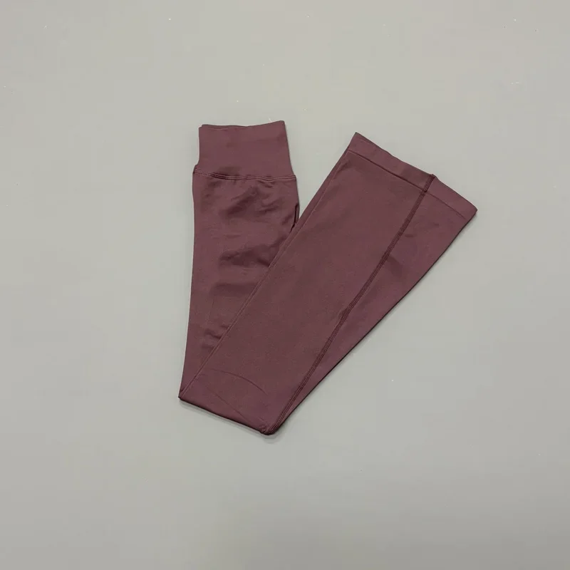Micro Flared Leggings für Damen: Yoga-Hose mit Po-Lifting-Effekt, Bauchkontrolle, Hoher Taille, Elastisch, Weich, für Fitness, Gym, Workout und Sport – Detail 20