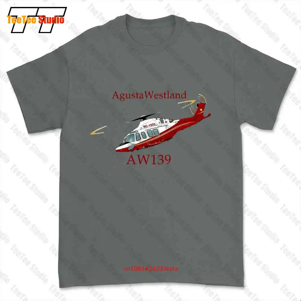 Agustawestland Aw139 Helicopter 01 T-shirt Tee VO2C