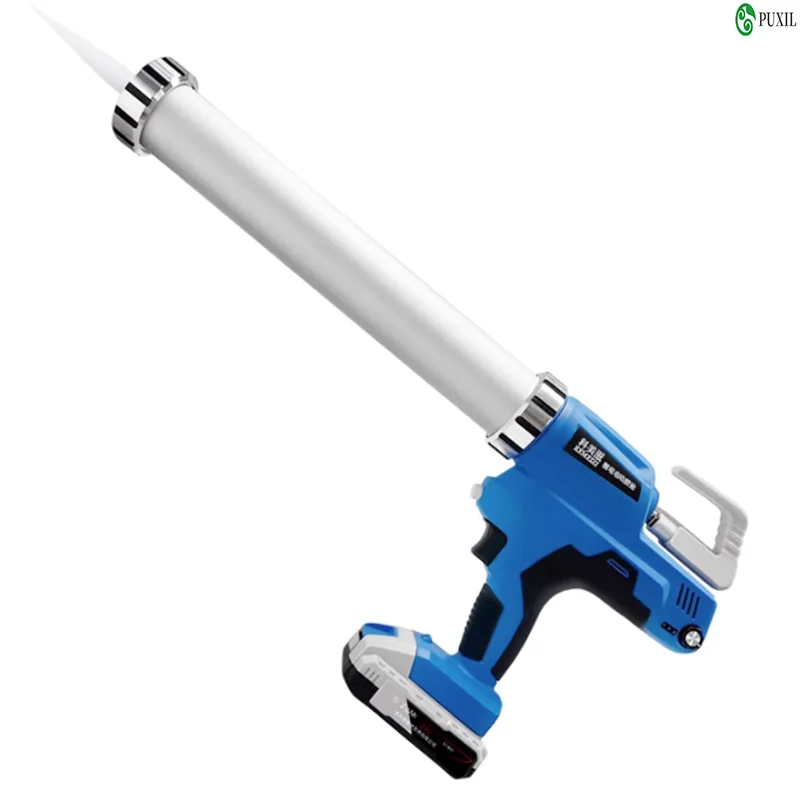 

12V/21V Lithium Battery Electric Glue Gun Soft Glue Hard Glue Glass Floor Doors And Windows House Leak Caulking Gun Chargeable