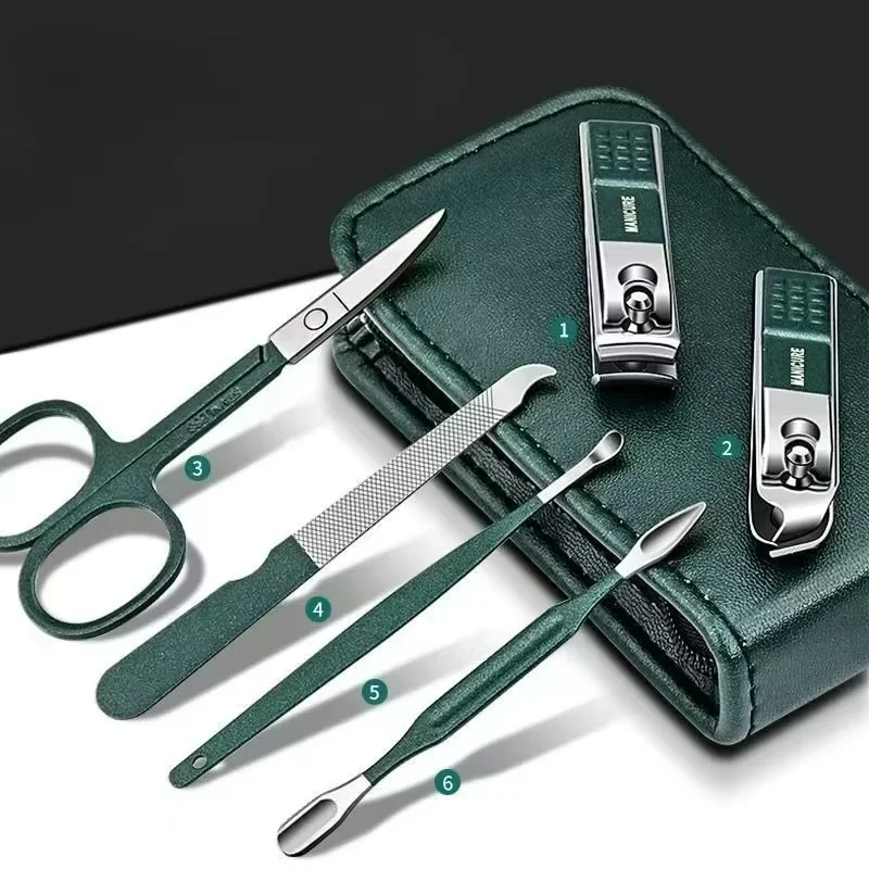 6-Piece Nail Care Set - High End Nail Scissors & Clippers for Men & Women, Portable Manicure Kit with Pouch image 5