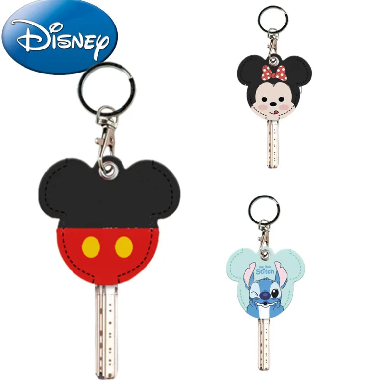 Set kunci Disney Stitch Anime pvc Set kunci lucu Mickey Minnie kunci kartun lembut gantungan kunci Dekorasi liontin mainan anak-anak hadiah ulang tahun