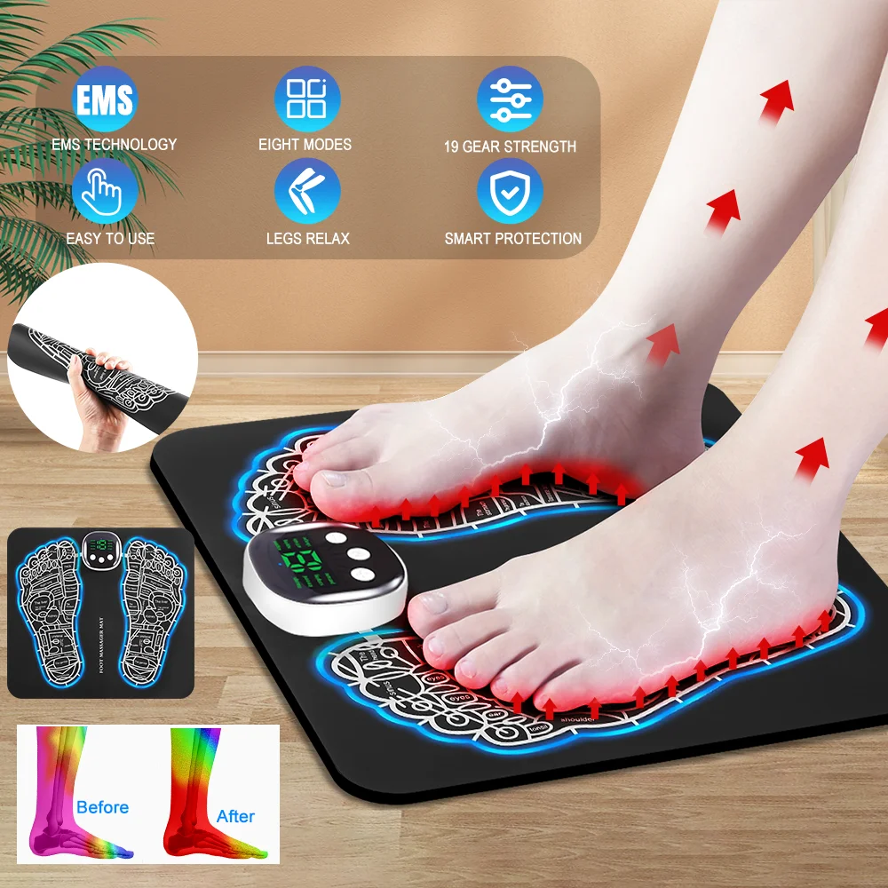 

Электрический массажер для ног, облегчение мышц, расслабление боли, массаж акупунктурных точек ног, улучшение кровообращения, массаж мышц, релаксация