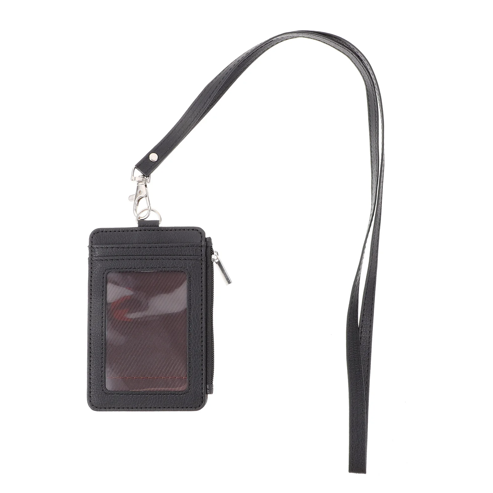 Id Holder Card Sleeve Sturdy Lightweight Badge Holder Work Card Protector Hanging Case Lanyard School Student Credit Bus Pass