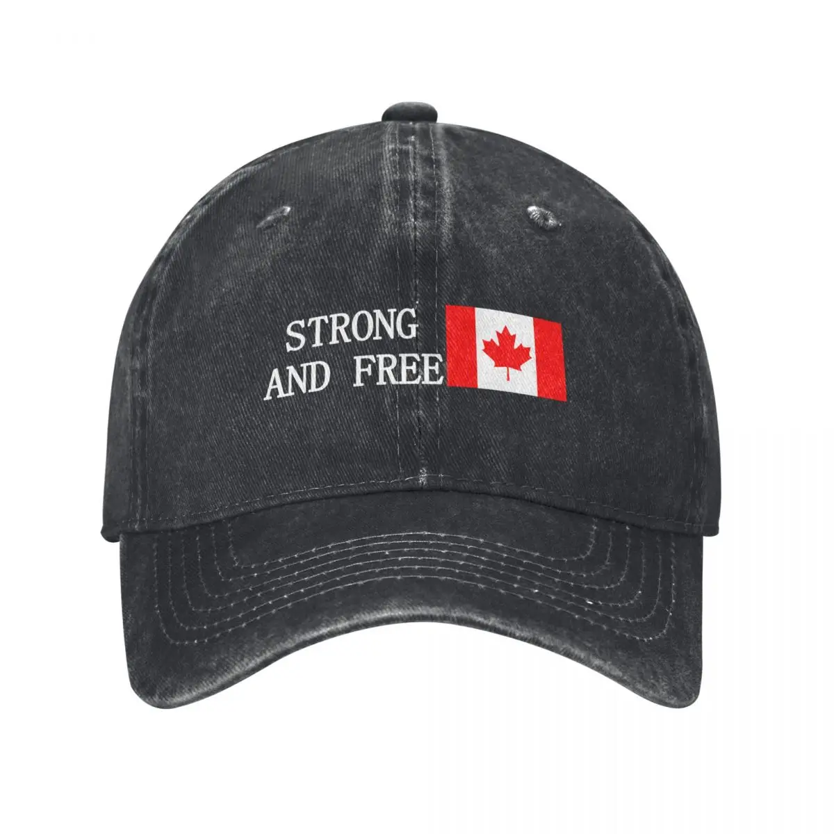 Canada Strong And Free Baseball Cap For Men Women Stylish Trucker Dad Hat y2k Cool Sunscreen Hiking Fishing Baseball Caps