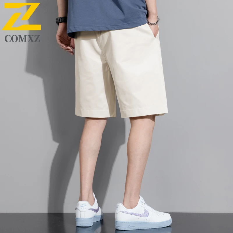 Summer Sports Shorts Men's Casual Loose Elastic Waist Bermuda Shorts Jogger Male Street Drawstring Basketball Shorts Sweatpants