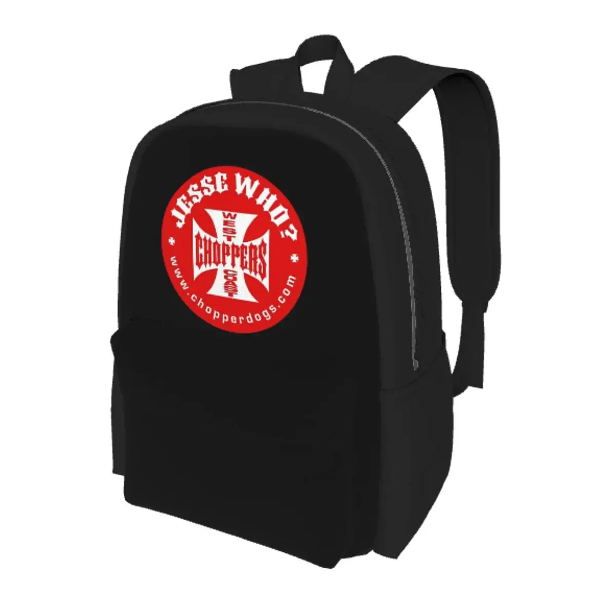 Personalized West Coast Iron Cross Choppers Student Backpack School Bag Hiking Travel Daypack for Men Women Bookbag Shoulder Bag