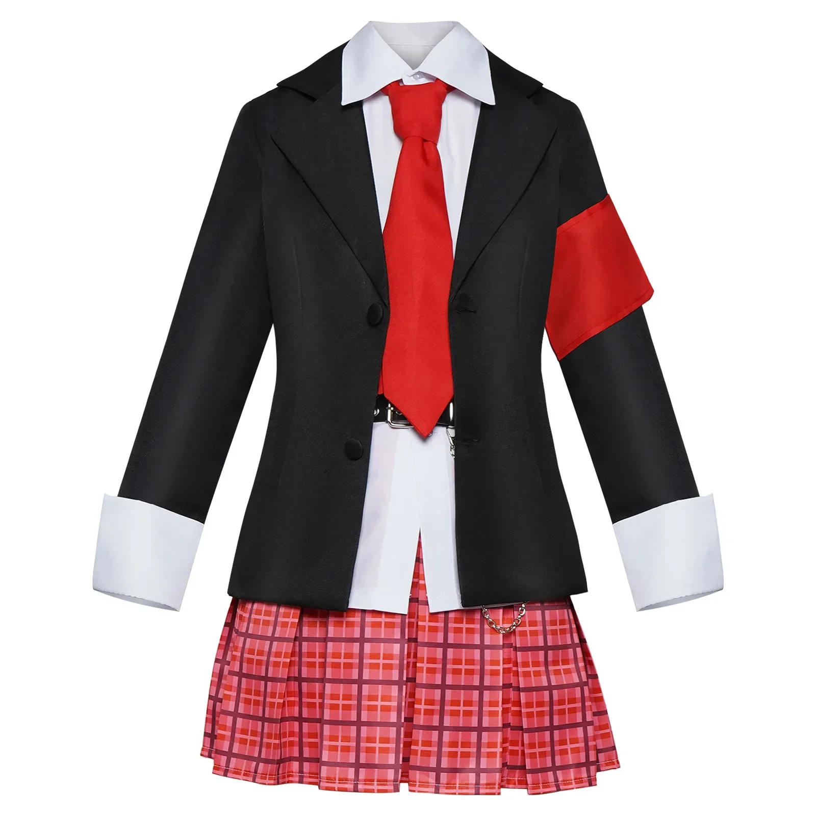 Anime Shugo Chara Hinamori Amu Cosplay Costume Women's JK High School Uniform Full Set Suit Halloween Carnival Party Outfits