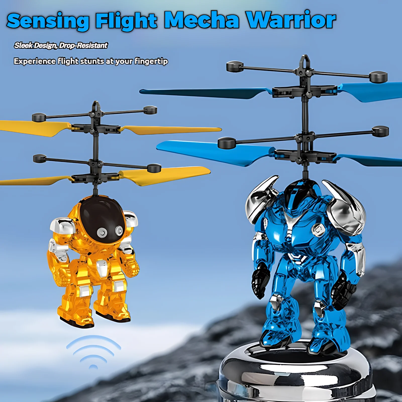 Robot flotante de inducción de juguete, aviones voladores STEM con tecnología de detección automática, juguetes educativos de ahorro de energía para cumpleaños de niños