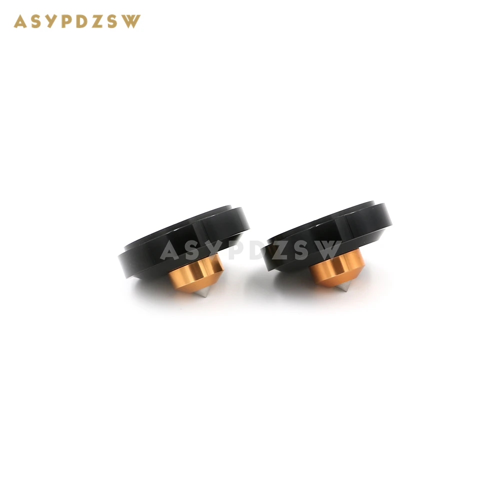 

4PCS 44*26mm Aluminum machine feet Amplifier Speaker shock pads damping spikes Black/Silver (Optional)