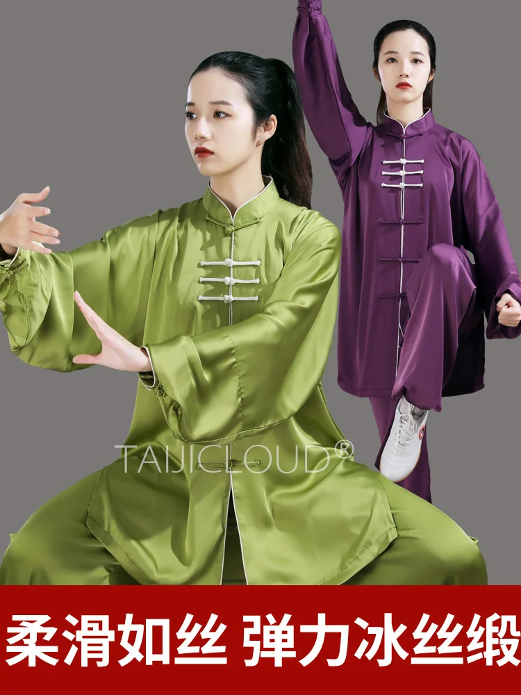 Women's Tai Chi Boxing Practice Clothing, Medium Length, Martial Arts Performance Clothing