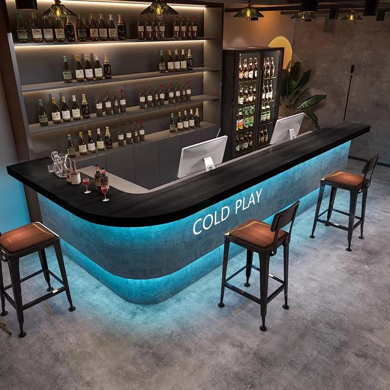 

Industrial Bar Bar Restaurant Coffee Shop Front Desk Tavern BBQ Checkout page Billiards hall Reception counter