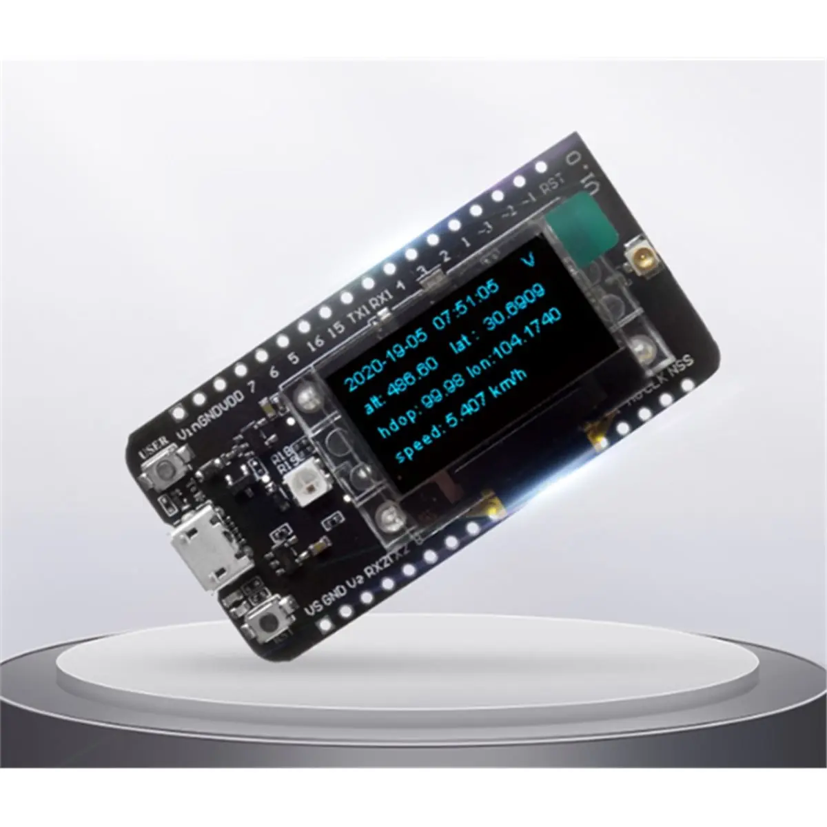 

Модуль LoRa GPS LoRaWAN -AB02S, плата для разработки, 868 МГц, 915 МГц, с OLED-дисплеем 0,96 дюйма для IoT