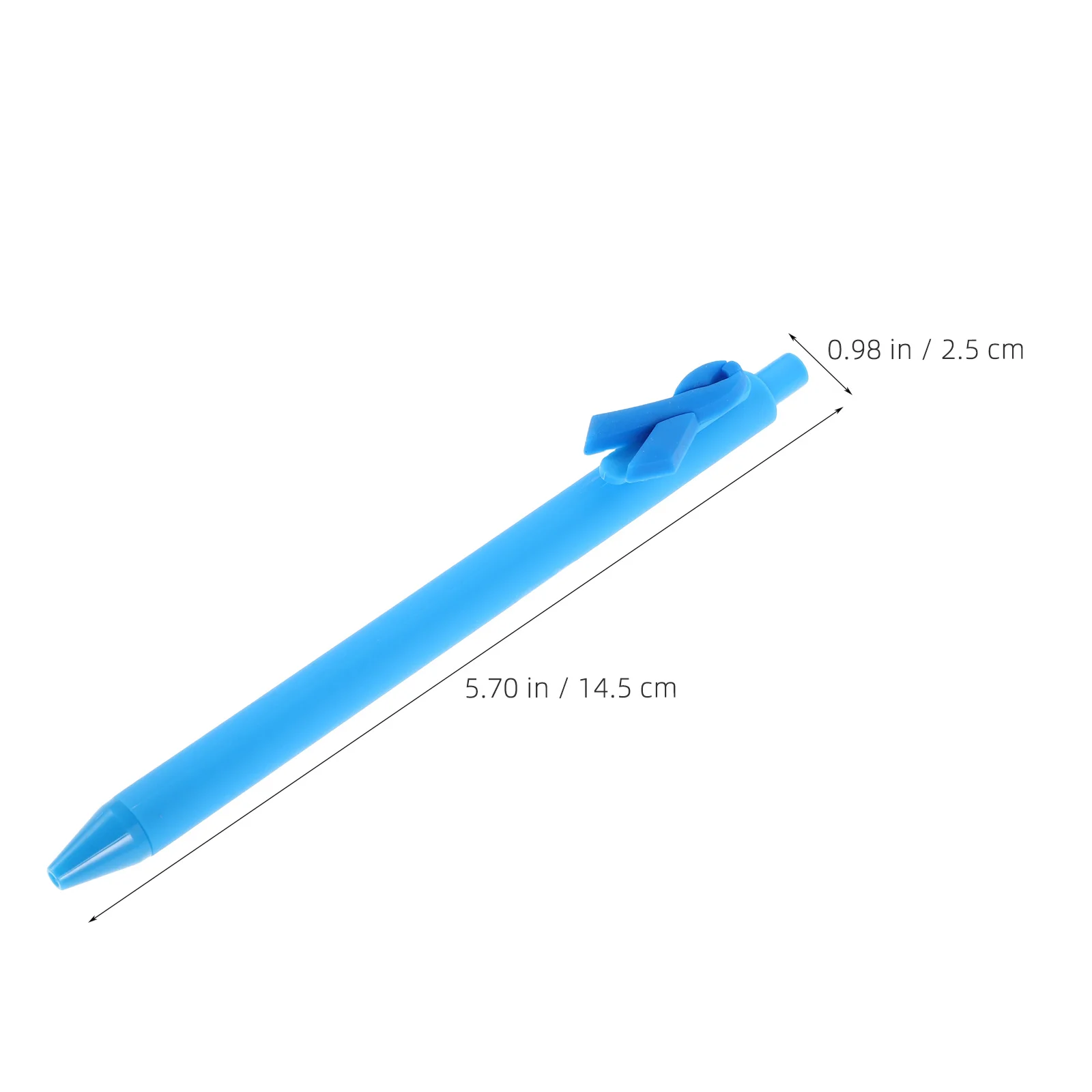 5 قطعة قلم حبر جاف الشريط البلاستيك السلس أقلام الكتابة متعة الشريط شكل أقلام الصندوق الخيرية تركيب المساعدة المتطوعية مكتب الطلاب