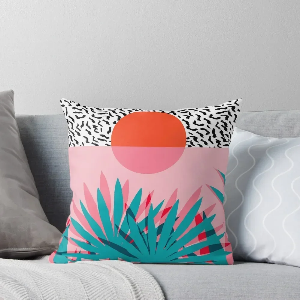 

Whoa - palm sunrise southwest california palm beach sun city los angeles hawaii palm springs resort decor Throw Pillow