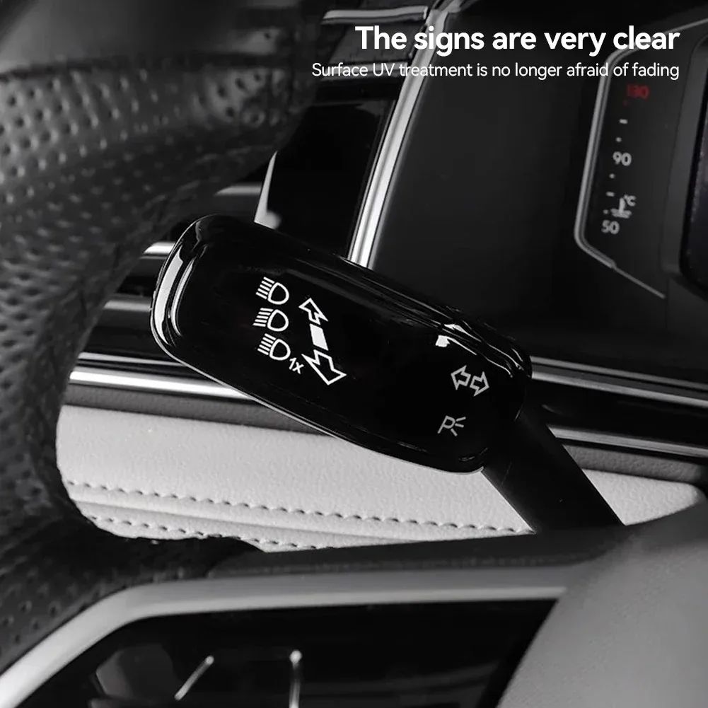 

For VW Golf 7 7.5 MK7 Golf 8 MK8 Tiguan L Accessories Interior Steering Wheel Headlight Switch Control Cover Wiper Switch Trim