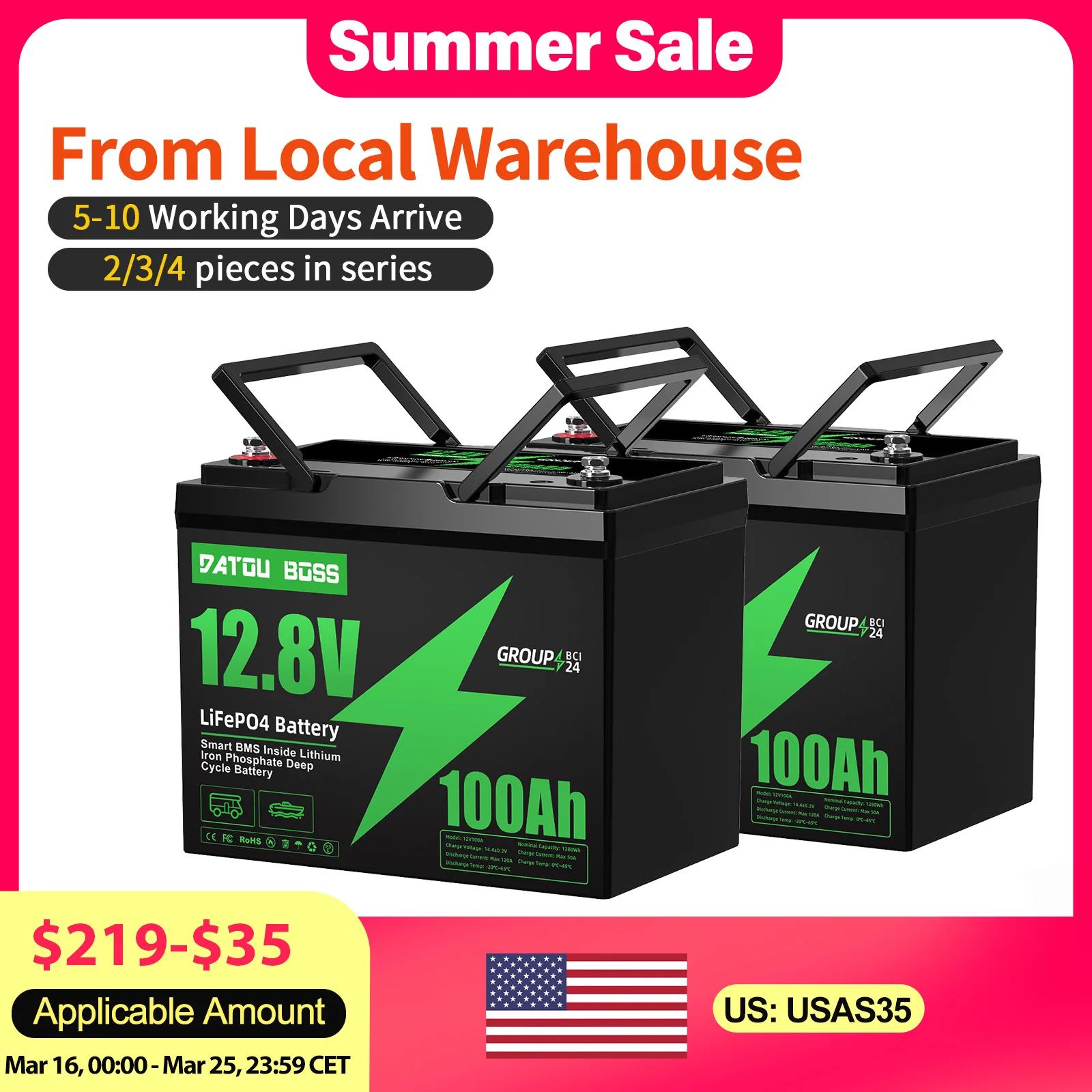 Datouboss 24V 36V 4…