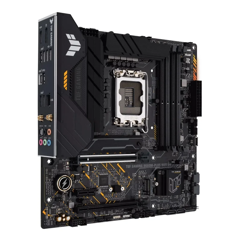 ASUS TUF GAMING B660M-PLUS WIFI D4 B660M Mainboard LGA 1700 DDR4 Motherboard  B660 Used Supports CPU i5 10400F/10500 i3 12100F