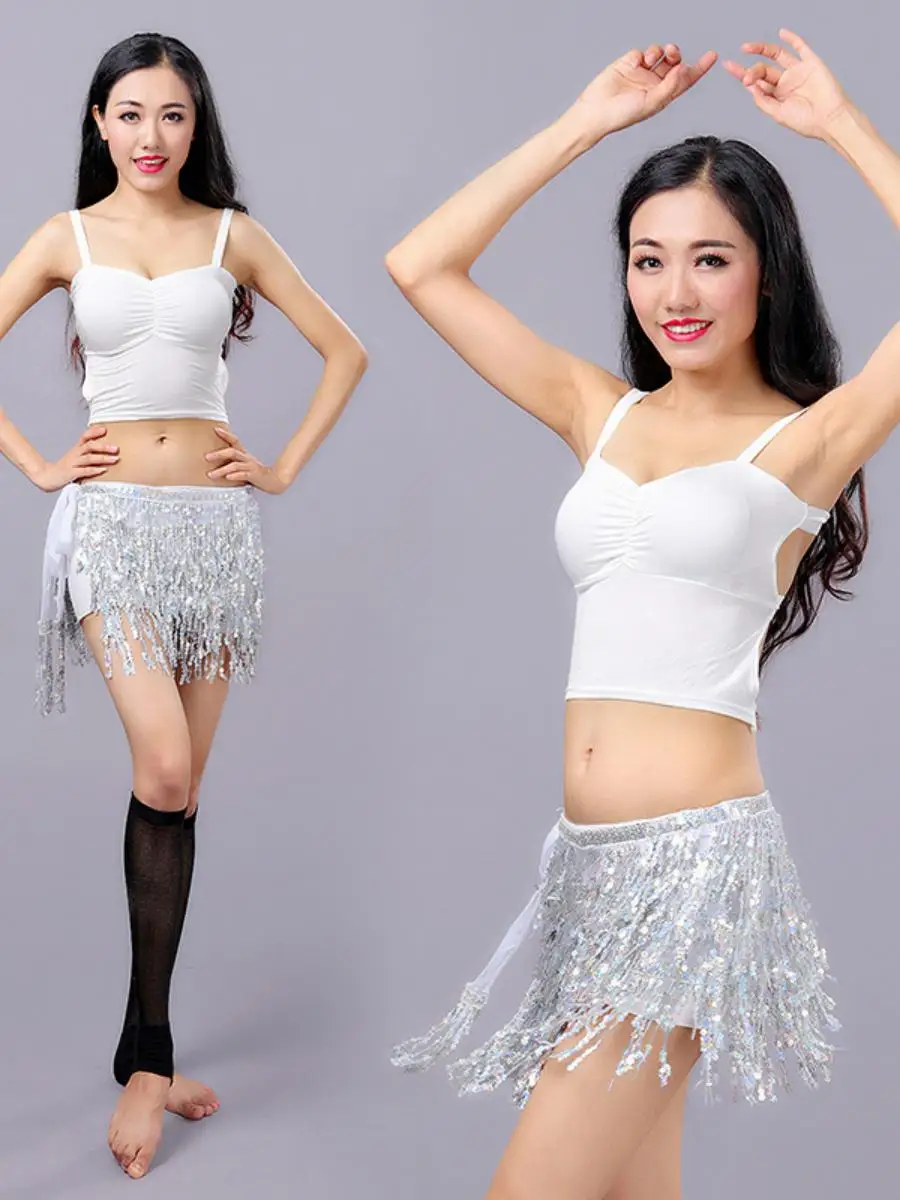 N Sequin Tassel Hip… - image