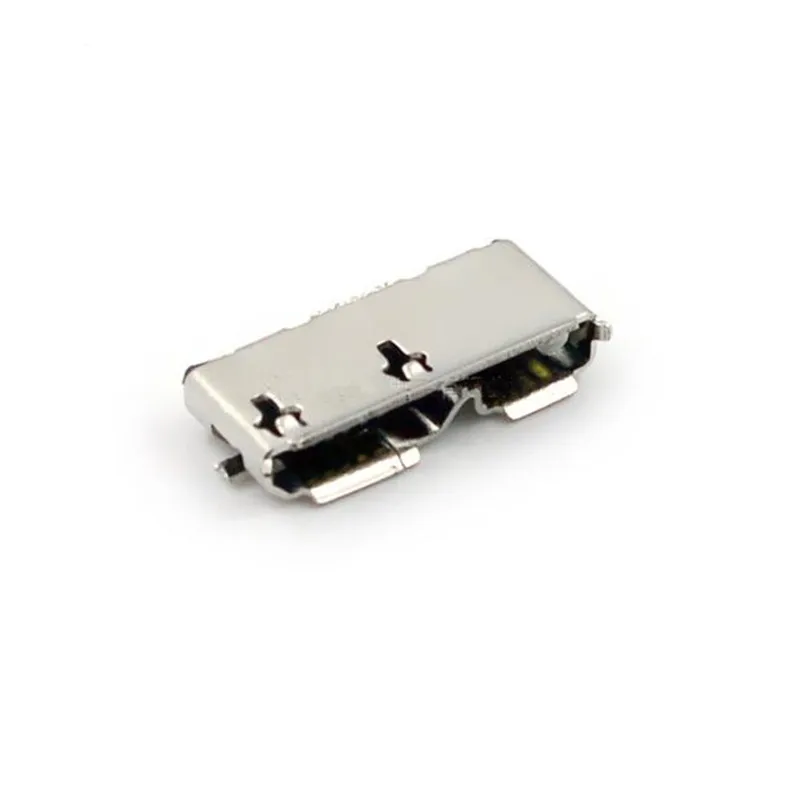 10pcs Micro USB 3.0 B Type SMT Female Socket SMD2 10pin USB Connector for Mobile Hard Disk Drives Data Interface