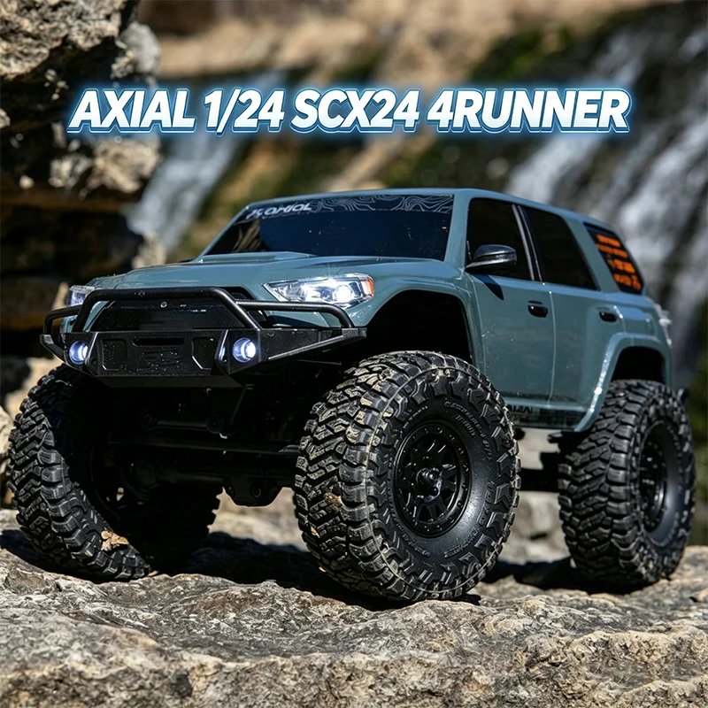 AXIAL 1:24 SCX24 4RUNNER 4X4 RTR Brushed RC 4WD Simulation Climbing Car Rock Crawler (Battery & Charger Included), Orange