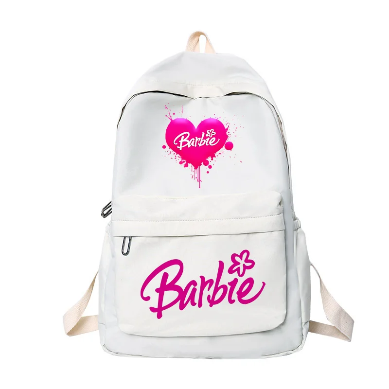 Cute Barbies Women\'s Backpack New Casual ladies Bookbag Bag Student Teenager Children Knapsack Large Capacity Schoolbags 2024