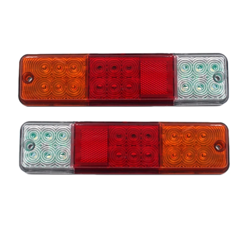 1pair 10-80v 12v 24v 48v red amber white led forklift tail lights folk lift stop lights Reverse lights warning lights rear lamps