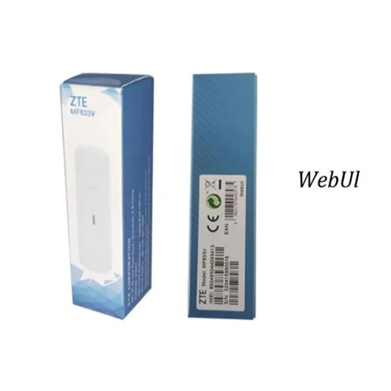 ZTE MF833 MF833V  4G LTE Cat4 USB Stick Modem