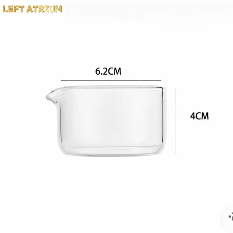 100ml Hand-brewed Espresso Shot Glasses Liquid Heavy Glass Coffee Cups Milk Jug Home Barista Accessories Tools ﻿